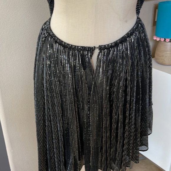 Trisha wore in NYC - SAINT LAURENT Paris Open Back Halter Dress - Picture 7 of 14